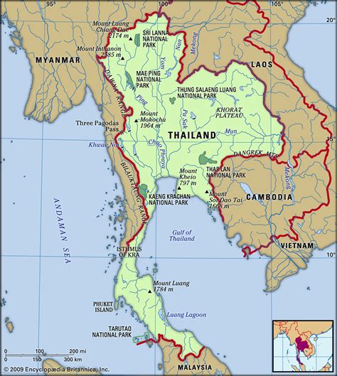 what countries does thailand border